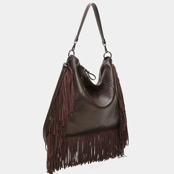 Bolso de hombro BINNARI Kate color moka - Imagen 5