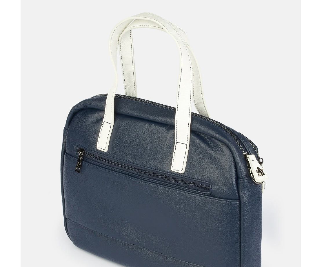 Cartera portadocumentos mujer CAMINATTA serie Mali azul marino - Imagen 3