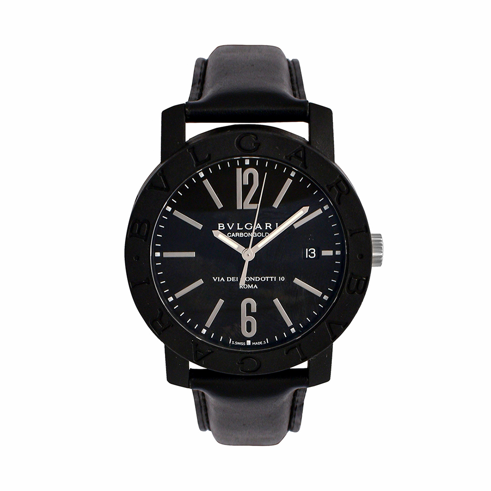 Bulgari Carbongold Via Condotti 40mm Ref.-BB40CL - Imagen 2