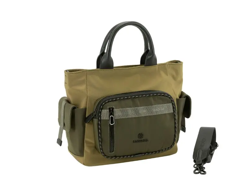 Bolso Shopper grande CACHAREL · Con dos asas y asa bandolera · Multibolsillos - Imagen 2
