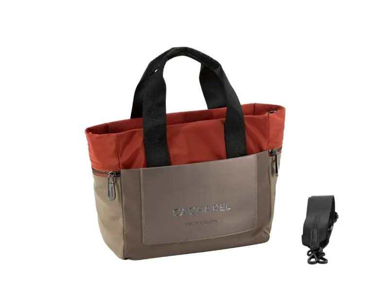 Bolso Shopper Nylon CACHAREL · Con dos asas y asa bandolera