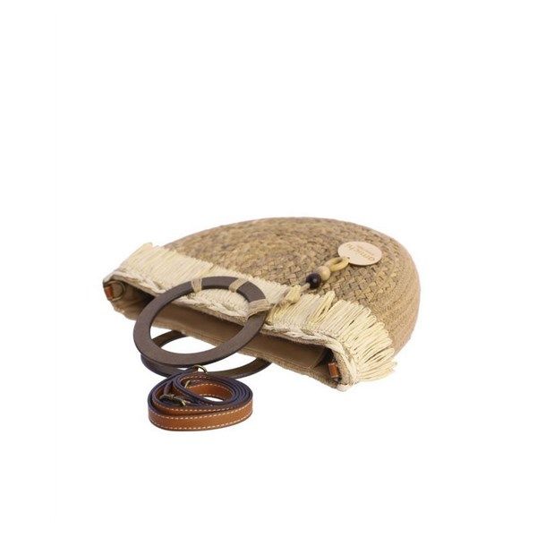 Cesta de mano con asas de madera AMICHI - Imagen 4