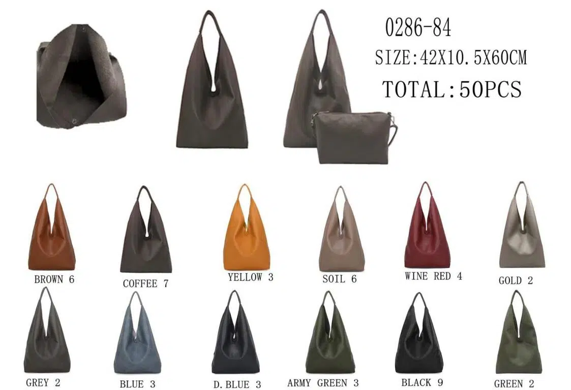 Bolso de Hombro Sintético Hobo con Multicompartimentos+Bolsito Bandolera para Mujer - Imagen 6