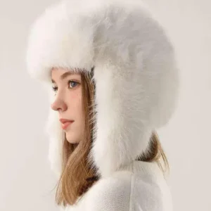 Amplio Gorro Sintético y Super Calentito para Mujer con Gran Calidad