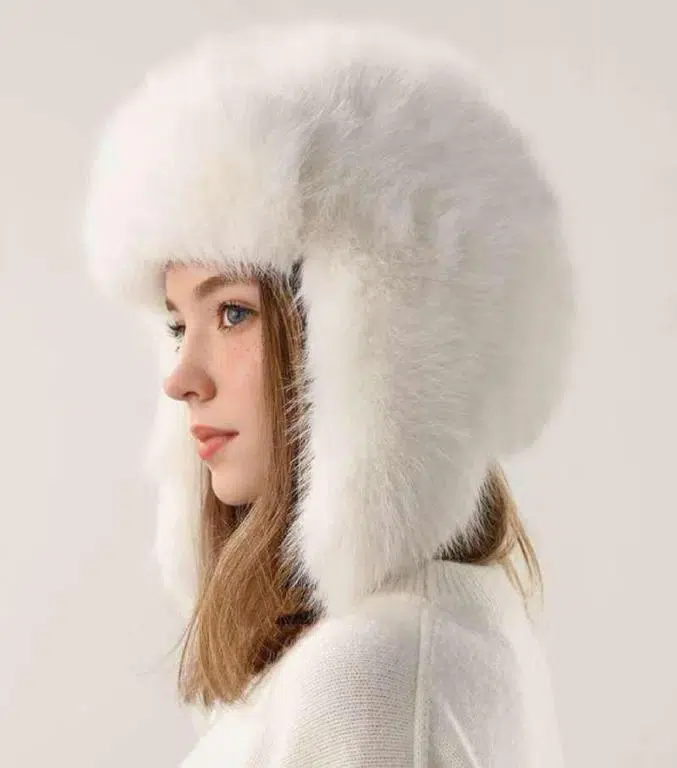 Amplio Gorro Sintético y Super Calentito para Mujer con Gran Calidad