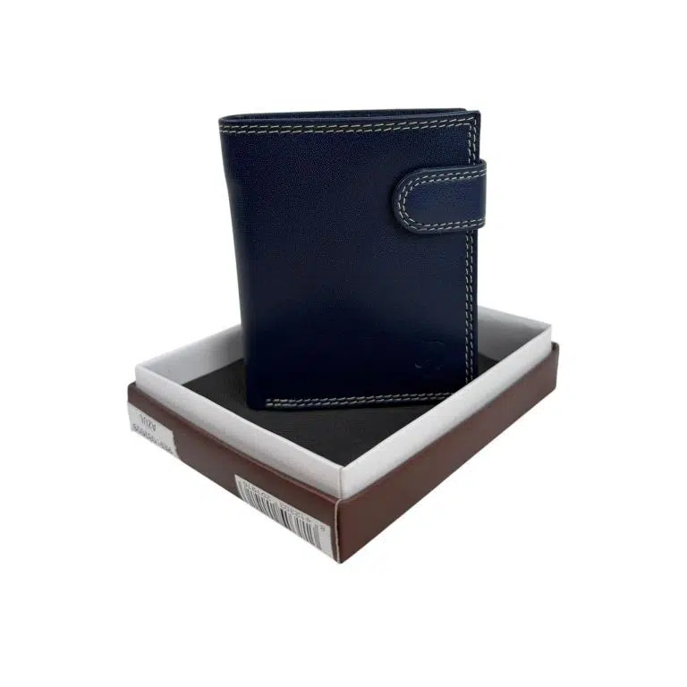 Cartera de Hombre en Piel con Gran Calidad, Caja y Varios Compartimentos Internos