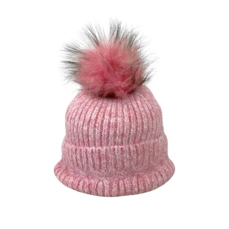 Gorro de Lana, Cashmere y Pelo Natural con Gran Calidad para Mujer - Imagen 7