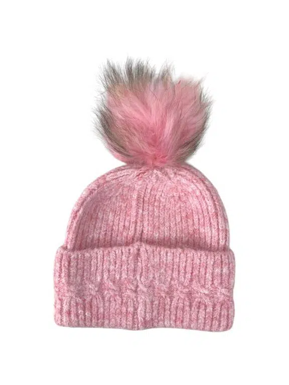 Gorro de Lana, Cashmere y Pelo Natural con Gran Calidad para Mujer - Imagen 8