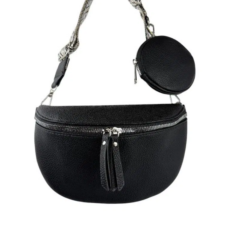 Riñonera Sintética de Mujer con Bolsillo Trasero y Cremallera + Monedero Extra Circular - Imagen 4