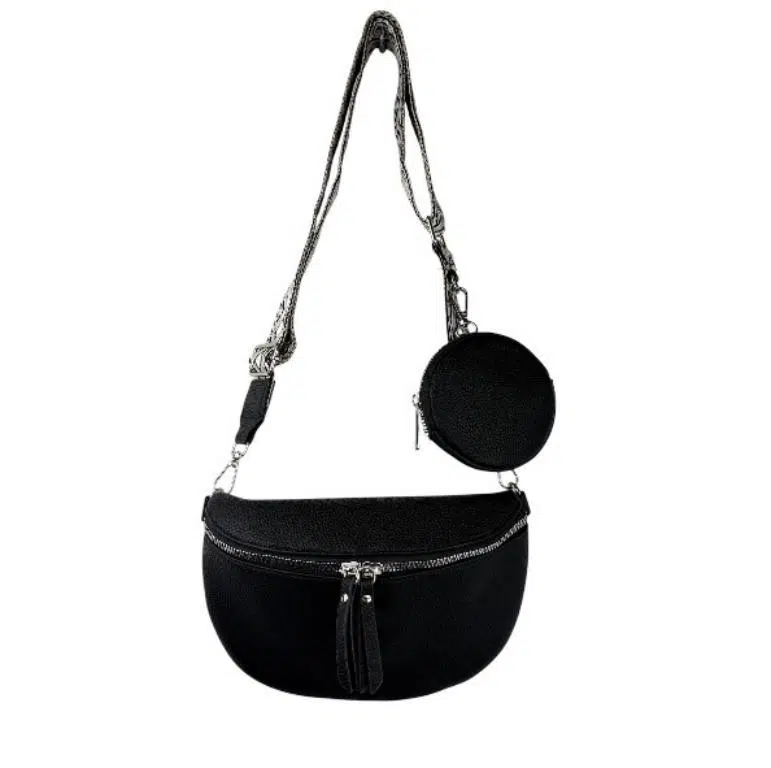 Riñonera Sintética de Mujer con Bolsillo Trasero y Cremallera + Monedero Extra Circular - Imagen 6