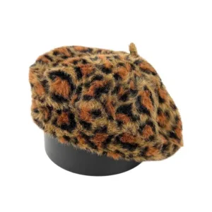 Boina de Lana para Mujer con Diseño Animal Print y Gran Calidad