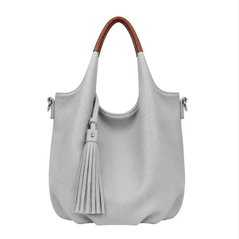 Bolso de Hombro Sintético de Mujer con Asas de Colores y Frontal Decorativo y Bolsito Bandolera - Imagen 6