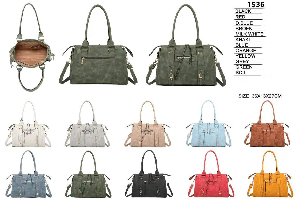 Bolso Sintético de Hombro con Bolsillos Exteriores, Asas Largas y Gran Capacidad para Mujer - Imagen 3