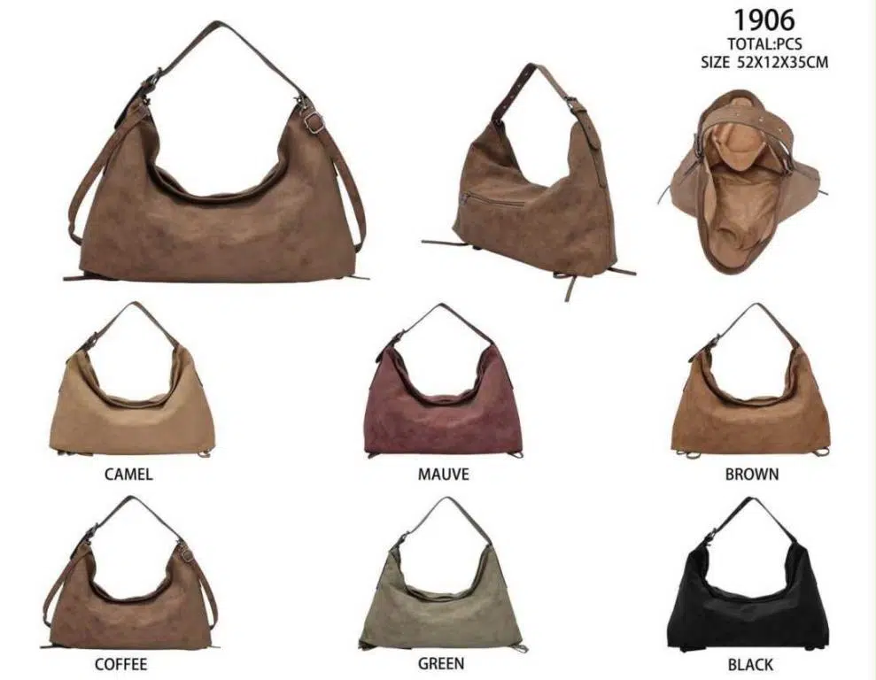 Bolso de Hombro Sintético muy Amplio con Lazos Decorativos Inferiores para Mujer - Imagen 8