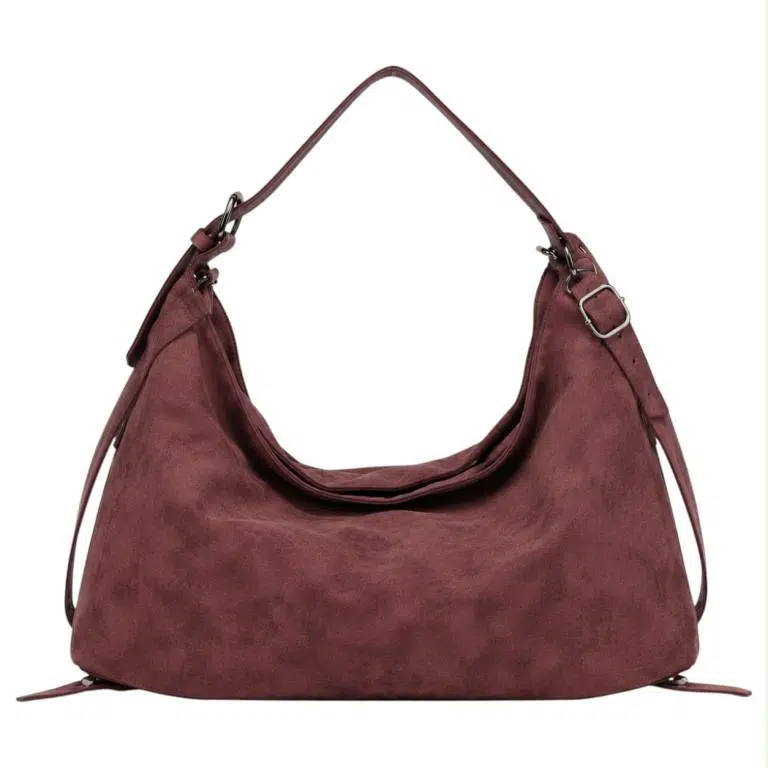 Bolso de Hombro Sintético muy Amplio con Lazos Decorativos Inferiores para Mujer - Imagen 5
