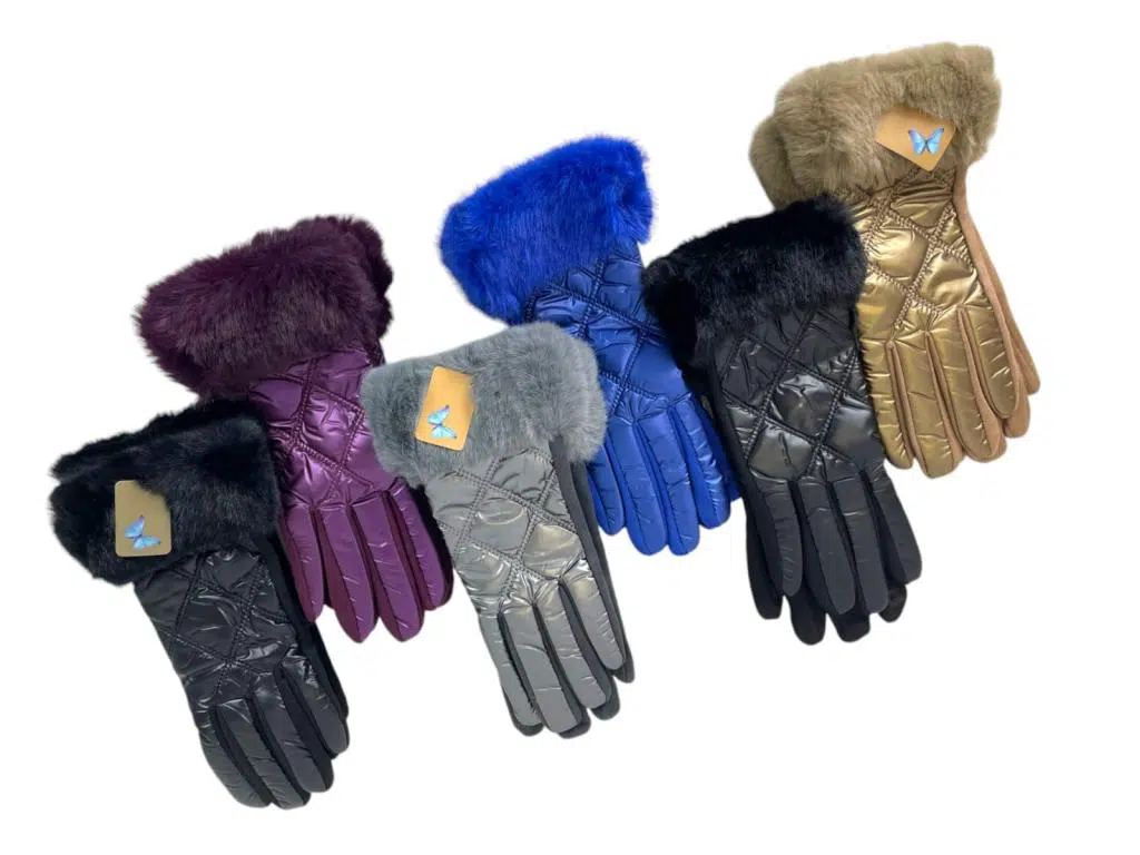 Bonitos Guantes de Mujer con Pelito y Gran Calidad