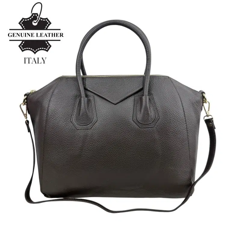 Bolso Maletín de Mujer en Piel de Grano Italiana con Gran Calidad y Capacidad - Imagen 2