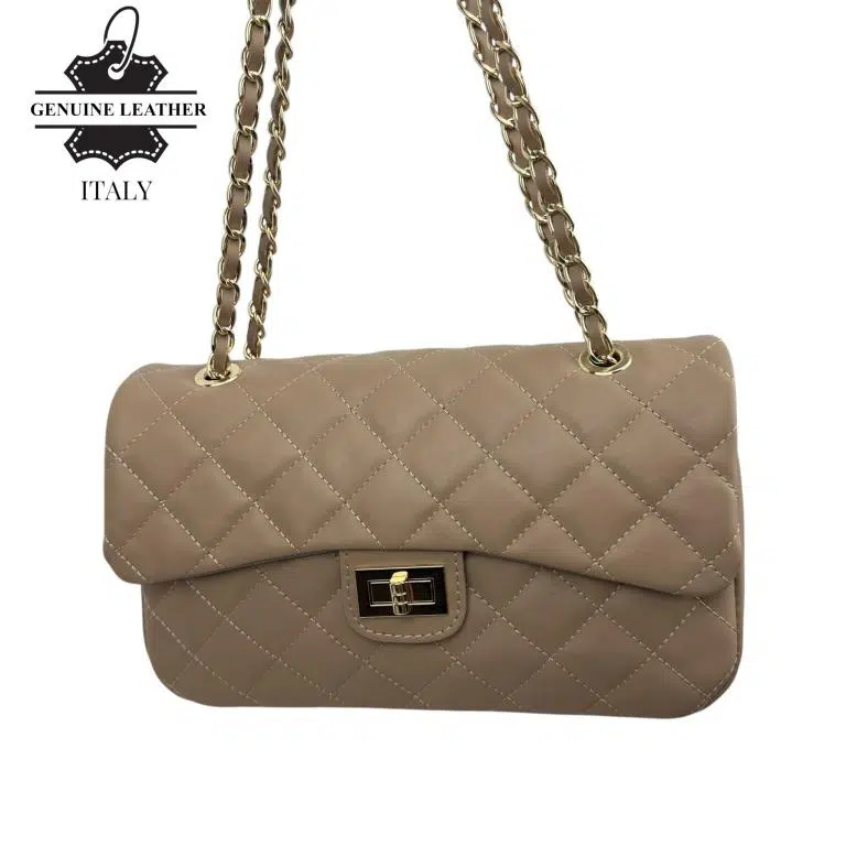 Bolso acolchado grande de piel auténtico con solapa para Mujer - Imagen 5
