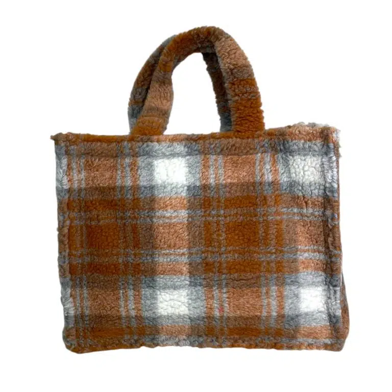Bolso Shopper Terciopelo de gran Capacidad - Imagen 3