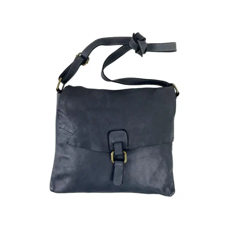 Bolso Bandolera de Piel Lavado, Estilo Vintage y Solapa para Mujer - Imagen 4