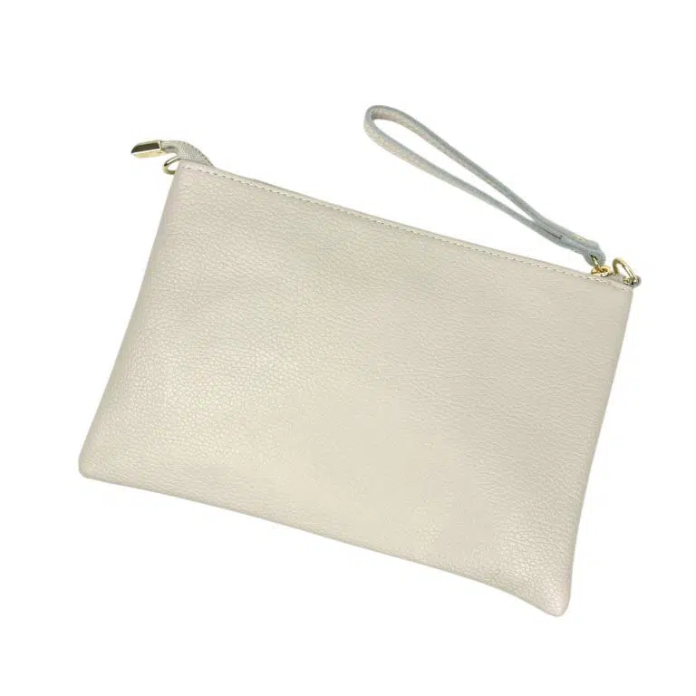Bolso de Mano Piel Italiana con Enganche Dorado y Cierre de Cremallera para Mujer - Imagen 5