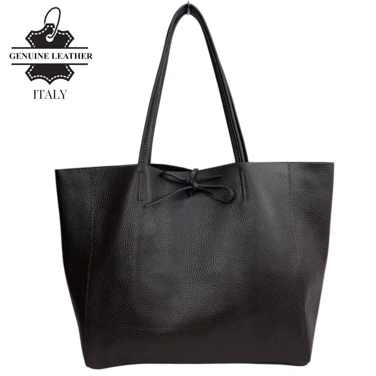 Amplio Bolso Shopper Universitario en Piel para Mujer con 2 Asas Largas - Imagen 5