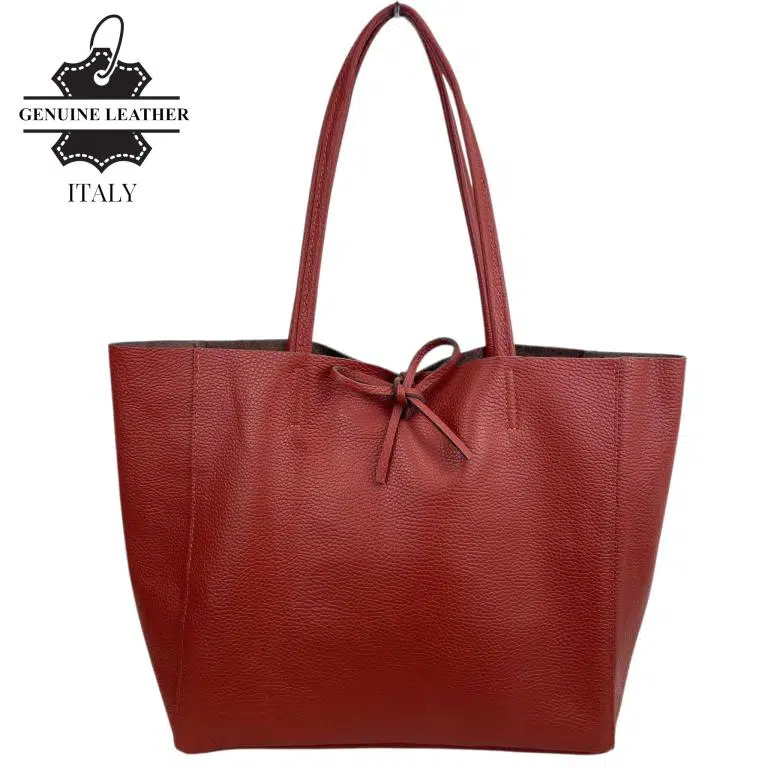 Amplio Bolso Shopper Universitario en Piel para Mujer con 2 Asas Largas - Imagen 3