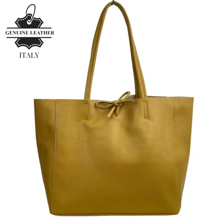 Amplio Bolso Shopper Universitario en Piel para Mujer con 2 Asas Largas - Imagen 6