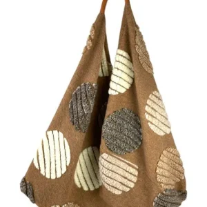 Bolso de Hombro en Lana y Viscosa para Mujer