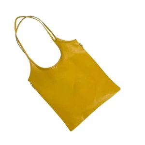Bolso de Hombro en Piel Italiana con Asas Largas, Tira Bandolera y Gran Capacidad para Mujer