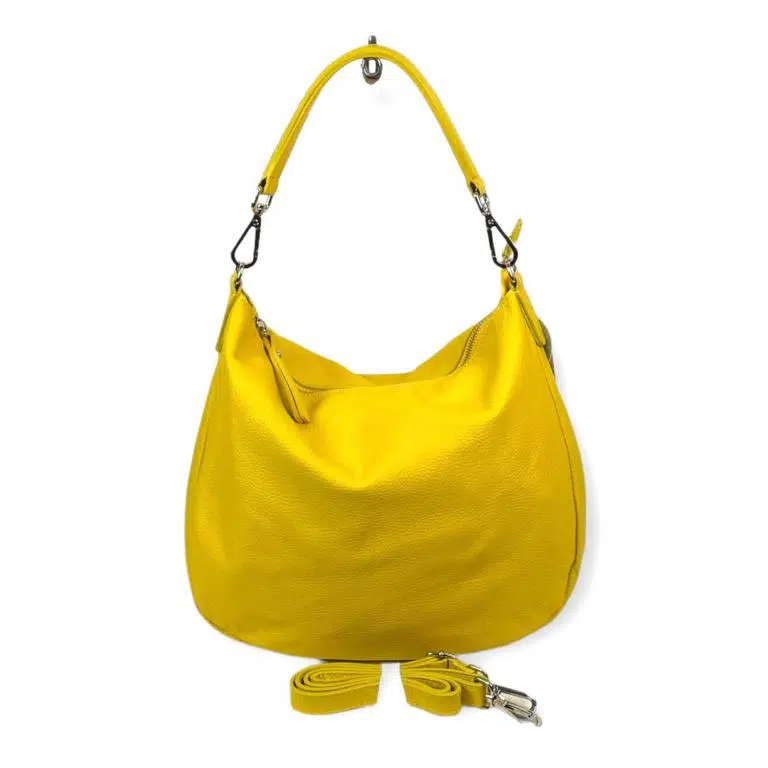 Bolso de Hombro en Piel Italiana con Asa Extraíble y Bolsillos Internos para Mujer - Imagen 2