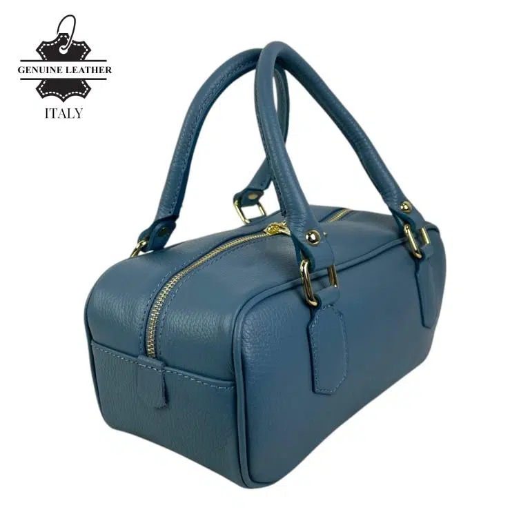 Bolso de Mano en Piel Italiana con Asas Cortas, Tira Bandolera Ajustable y Gran Calidad para Mujer - Imagen 3