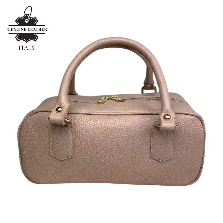 Bolso de Mano en Piel Italiana con Asas Cortas, Tira Bandolera Ajustable y Gran Calidad para Mujer - Imagen 6