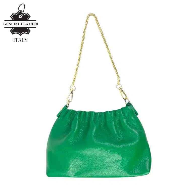 Bolso de Mano en Piel Italiana con Asa Corta Extraíble Tipo Cadena y Tira Bandolera para Mujer - Imagen 6