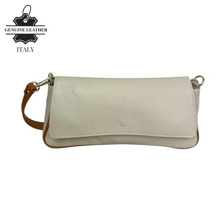 Bolso Bandolera Tipo Baguette en Piel Italiana Mujer con Asa Larga Removible y Gran Calidad - Imagen 8