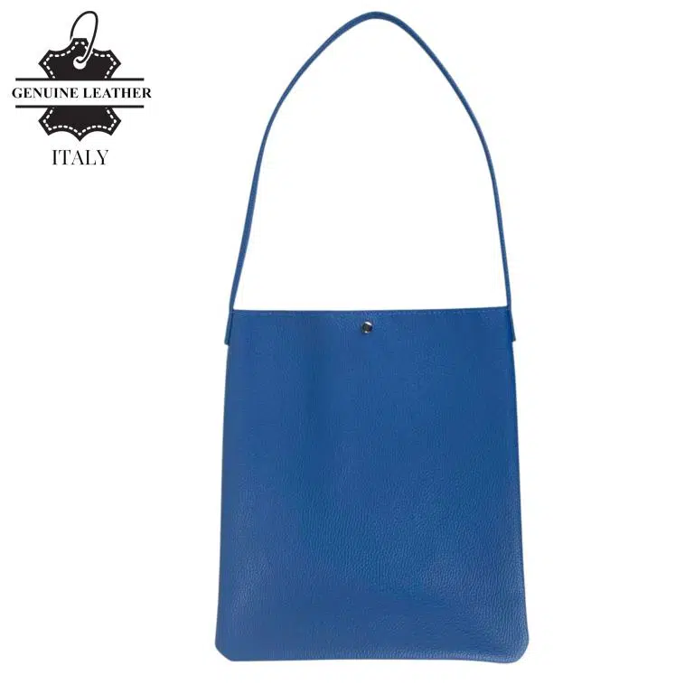 Bolso de Hombro plano en Piel Italiana estilo casual para mujer - Imagen 3