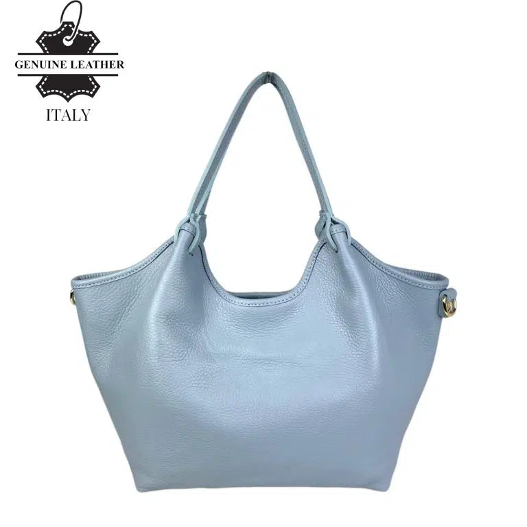 Bolso hombro Trapezoidal Piel Italiana para Mujer Cremallera - Imagen 3