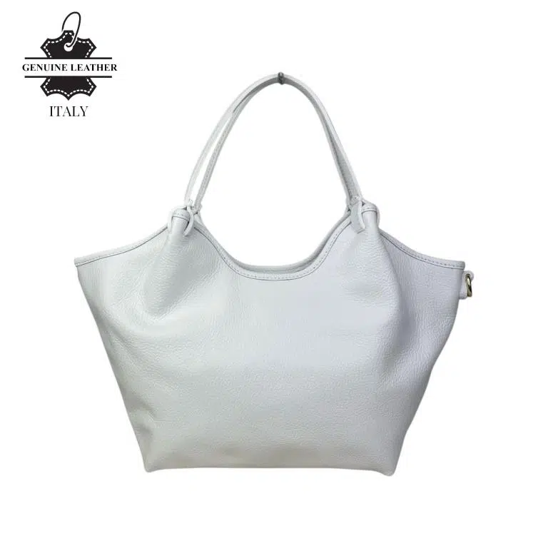 Bolso hombro Trapezoidal Piel Italiana para Mujer Cremallera - Imagen 6