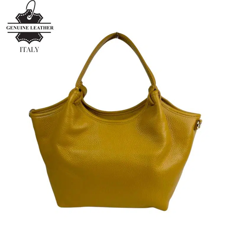 Bolso hombro Trapezoidal Piel Italiana para Mujer Cremallera - Imagen 7