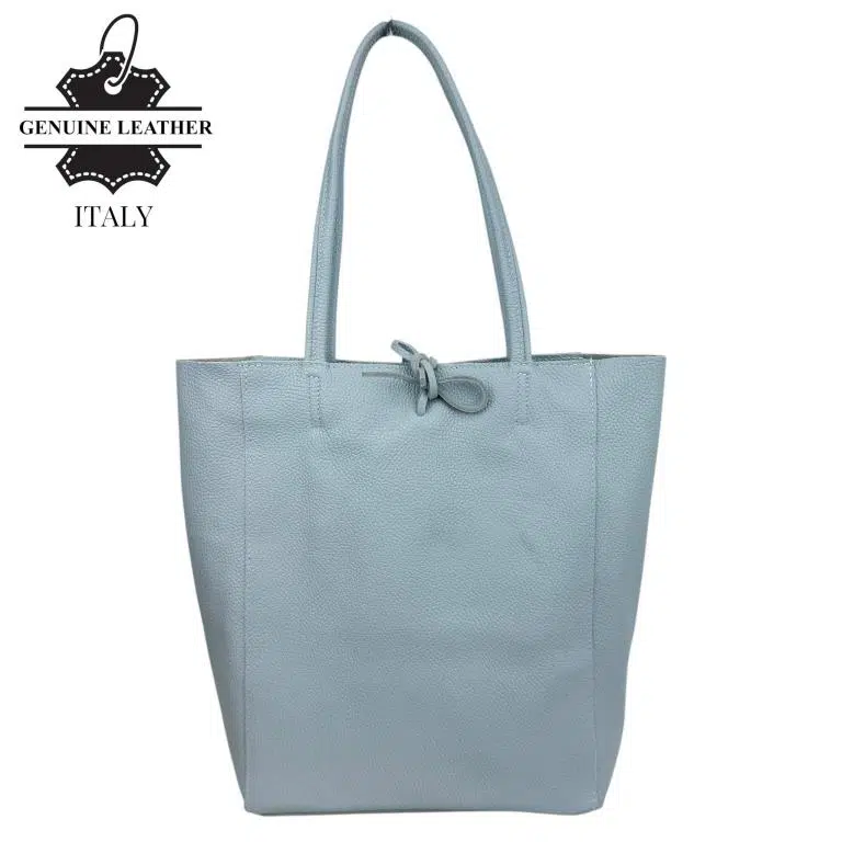 Bolso Shopper Universitario en Piel Italiana con 2 Asas y Bolsillo Interno para Mujer - Imagen 4