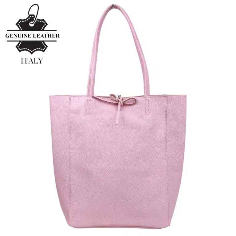 Bolso Shopper Universitario en Piel Italiana con 2 Asas y Bolsillo Interno para Mujer - Imagen 9