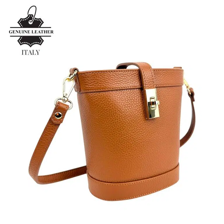 Bolso de Hombro para Mujer con Asa Larga Extraíble y Cierre de Manivela de Giro - Imagen 7