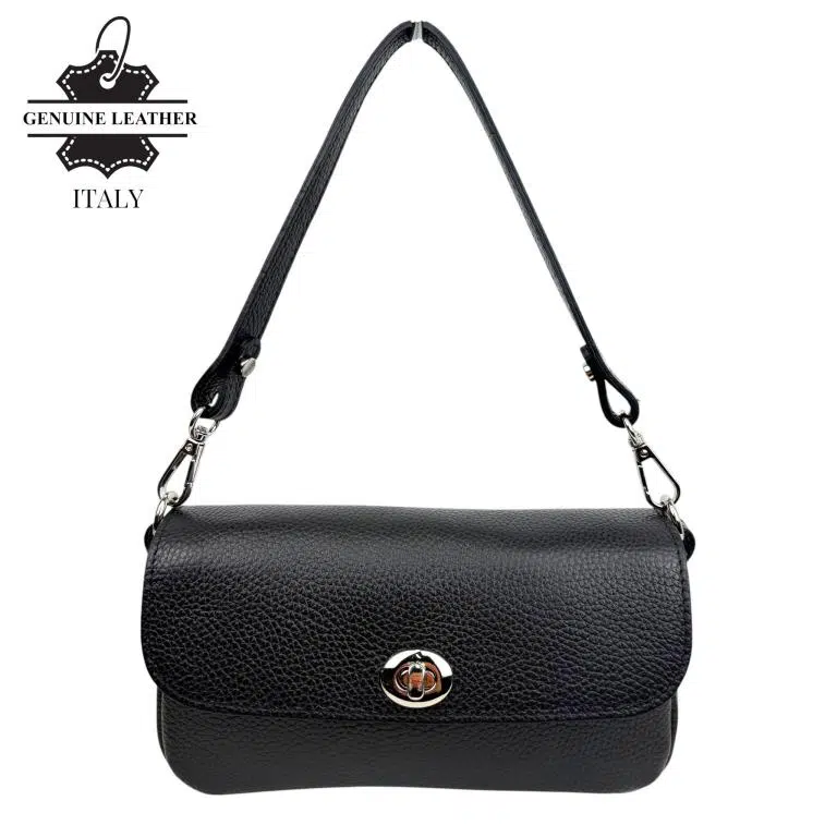 Bolso de Mano en Piel Italiana para Mujer con Diseño Elegante y Manivela de Giro - Imagen 7