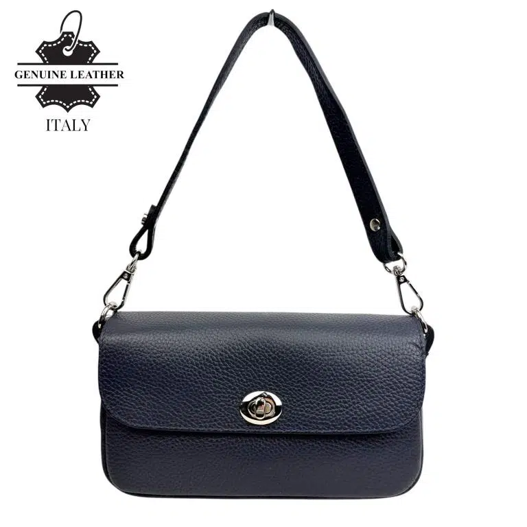 Bolso de Mano en Piel Italiana para Mujer con Diseño Elegante y Manivela de Giro - Imagen 8