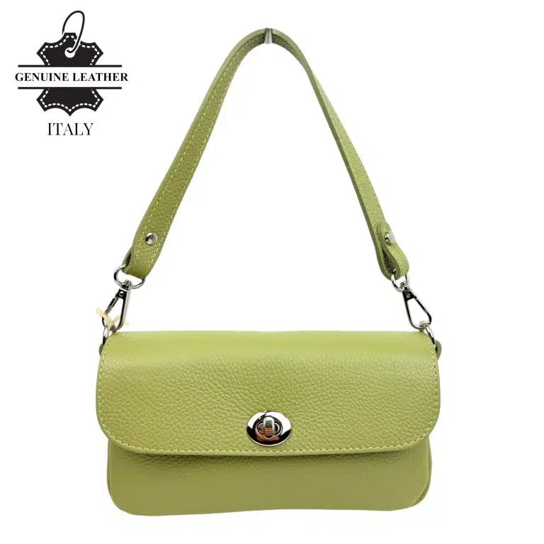 Bolso de Mano en Piel Italiana para Mujer con Diseño Elegante y Manivela de Giro - Imagen 9