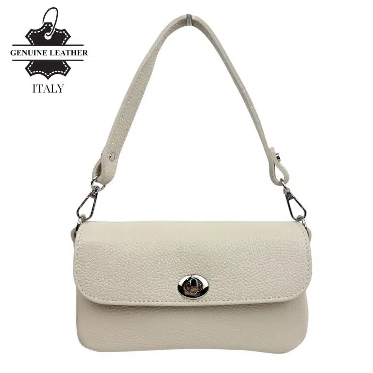 Bolso de Mano en Piel Italiana para Mujer con Diseño Elegante y Manivela de Giro - Imagen 6