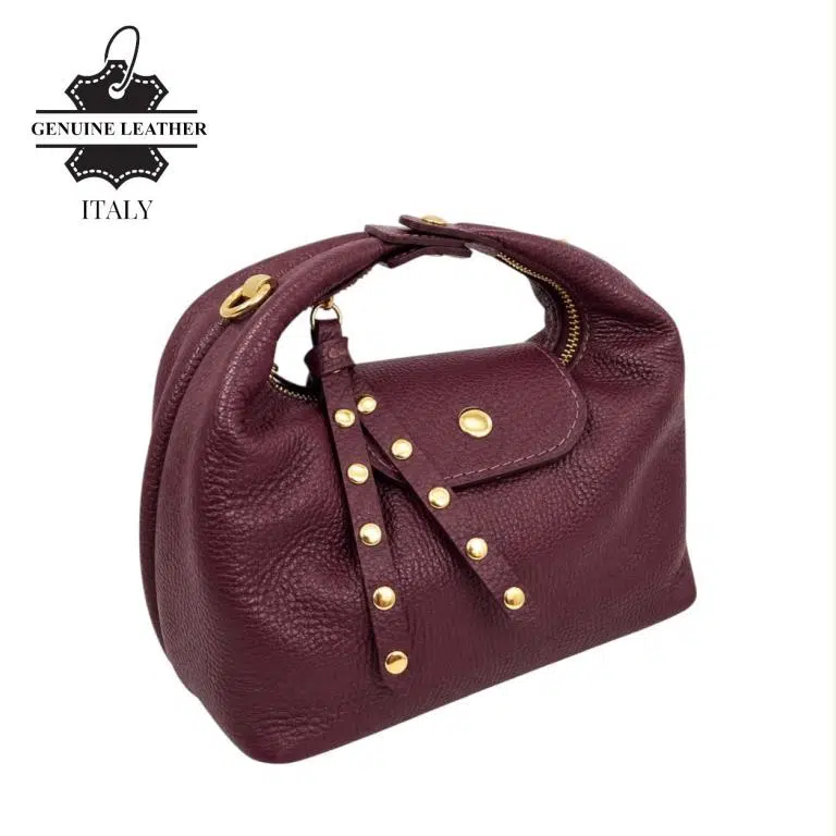 Elegante Bolso de Piel Italiana con Cadena Dorada y Doble Solapa para Mujer - Imagen 7