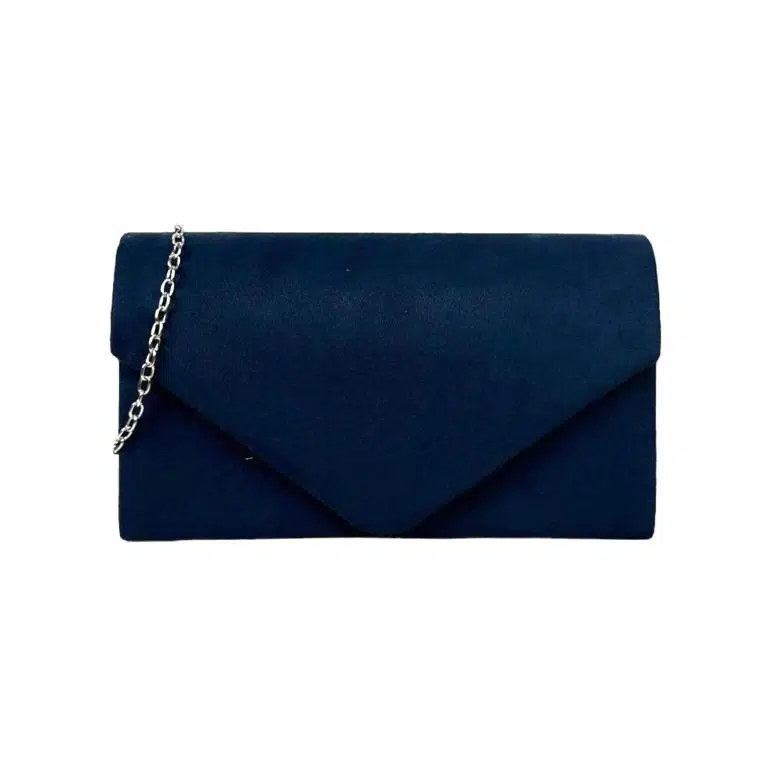 Bolso de Fiesta Sintético tipo Sobre con Asa Larga de Cadena Plateada y Solapa para Mujer - Imagen 6