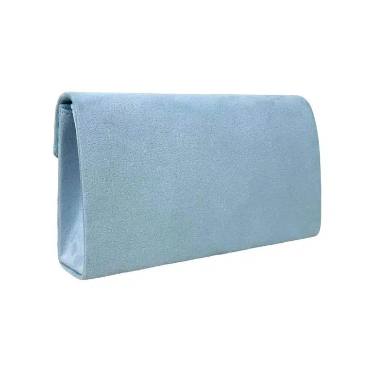 Bolso de Fiesta Sintético tipo Sobre con Asa Larga de Cadena Plateada y Solapa para Mujer - Imagen 9