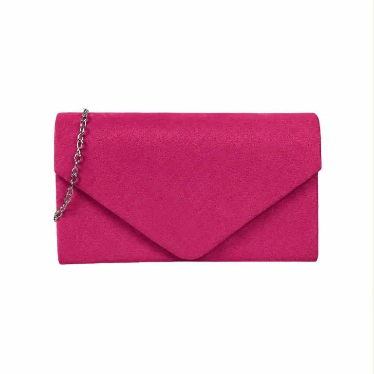 Bolso de Fiesta Sintético tipo Sobre con Asa Larga de Cadena Plateada y Solapa para Mujer - Imagen 5